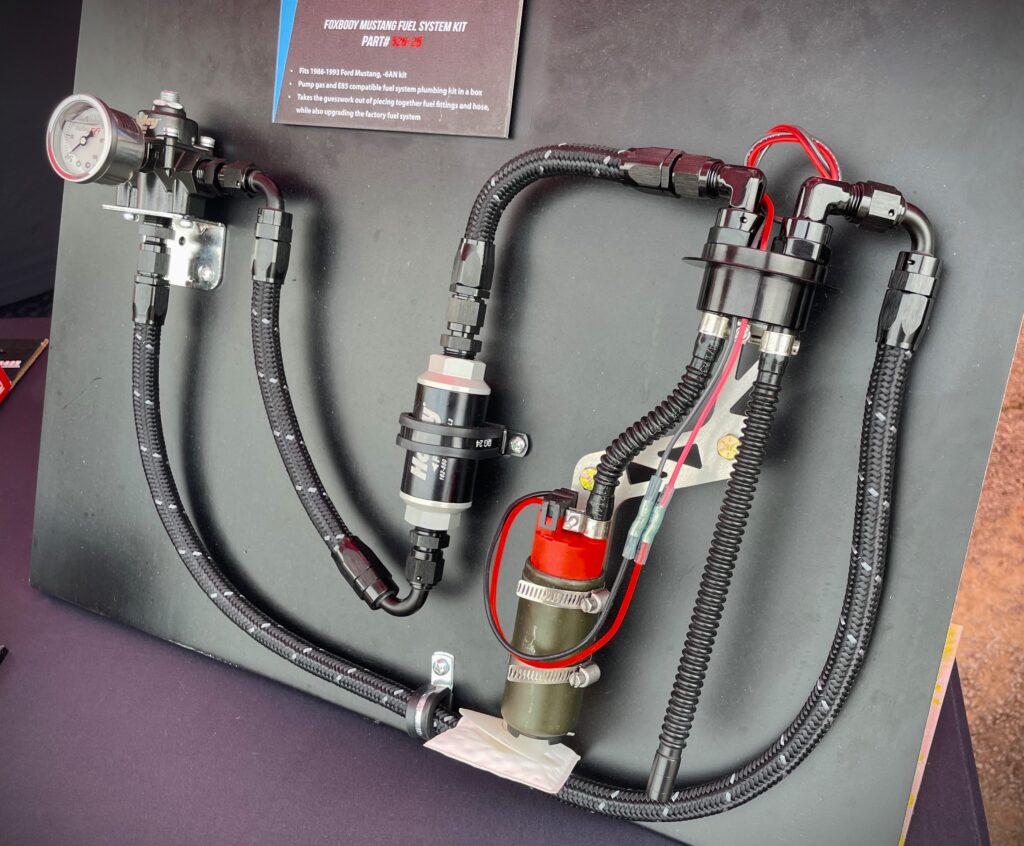Holley foxbody fuel system on display
